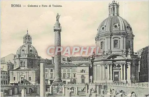 Cartes postales ROMA-Colonna e Foro di traiano