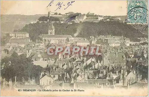 Cartes postales Besancon -L citdelle prise du clocher de St Pierre