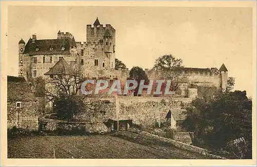 Cartes postales (Dordogne) CHATEAU FEODALE DE BEYNAC (X ET Xve s)-fa�ade Nord-Vue de l'Entr�e