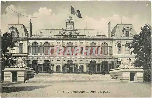 Cartes postales BOULOGNE SUR MER-Le Casino
