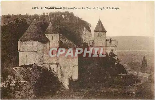 Ansichtskarte AK tancarville (Seine.Inf-La Tour de l'Aigle et le Donjon