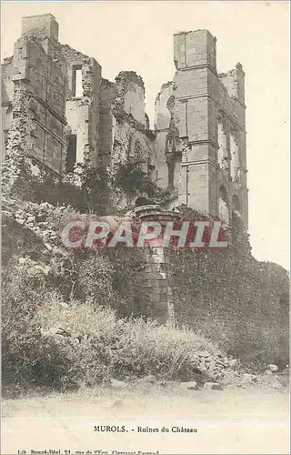 Cartes postales MUROLS-Ruines du Chateau