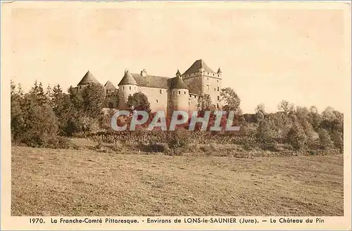 Ansichtskarte AK La Franche -comte pittoresque- environs de LONS-L-SAUNIER(Jura)-Le Chateau u Pin