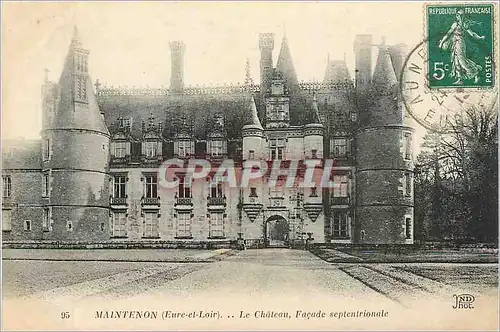 Ansichtskarte AK MAINTENON (Eure et Loire)..Le Chateau   Fa�ade septentrionale