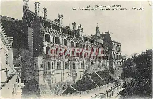 Cartes postales BLOIS-Le Chateau-Fa�ade exterieure