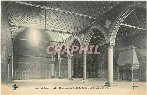 Ansichtskarte AK Loire et Cher-48-Chateau de BLOIS  Salle des Etats Generux