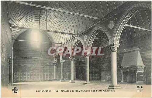 Cartes postales Loire et Cher-48-Chateau de BLOIS  Salle des Etats Generux