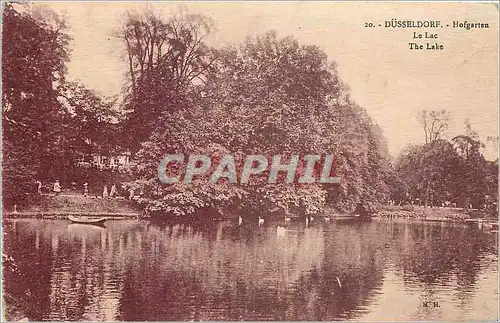 Ansichtskarte AK DUSSELDORF-LE LAC