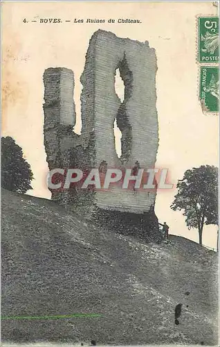 Cartes postales BOVES-Les Ruines du Chateau