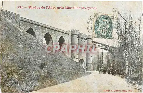 Ansichtskarte AK Viaduc de l'Ady  pres Marcillac (Aveyron)