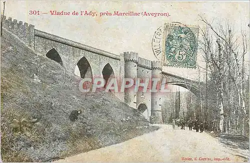 Cartes postales Viaduc de l'Ady  pres Marcillac (Aveyron)