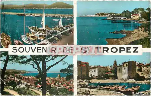 Cartes postales SOUVENIR DE ST TROPEZ