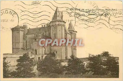 Cartes postales SAUMUR-Le Chateau The castle