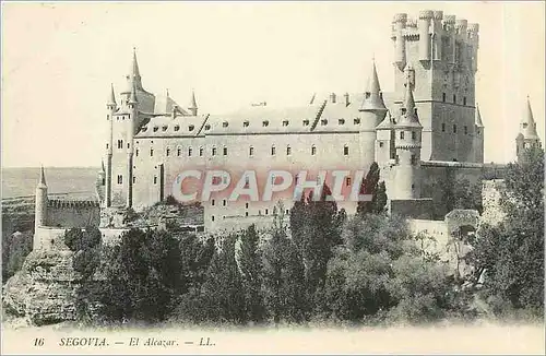 Cartes postales SEGOVIA-Al Alcazar