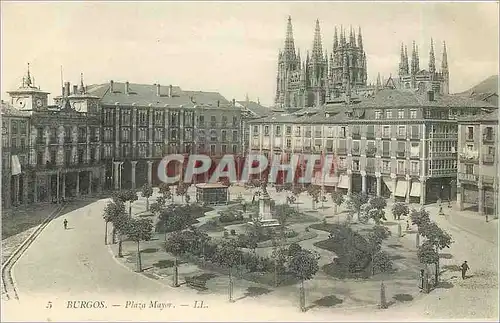 Cartes postales BURGOS-Plaza mayer