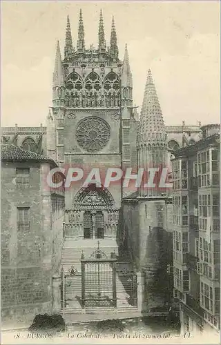 Cartes postales BURGOS-La Cthedrale-