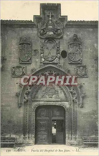 Cartes postales BURGOS-Puerta del Hospita de San Juan