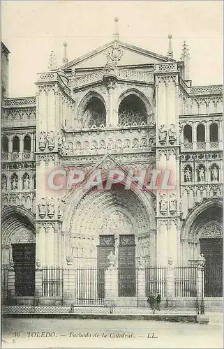 Cartes postales TOLEDO-Fachada de la Catedral
