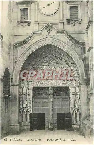 Cartes postales TOLEDO-La Catedral-Puerta del Reloj