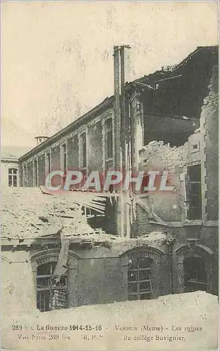 Ansichtskarte AK VERDUN(Meuse-Les Ruines du college Buvignier