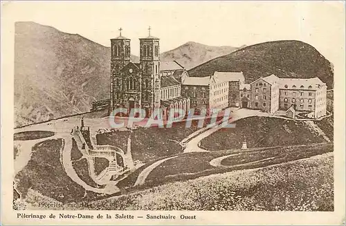 Cartes postales Peleringe de Notre Dame de la Salette-Sanctuaire Ouest