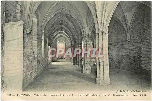 Cartes postales avignon-Le Palais des Papes.Salle d'Audience dite du Consistoire