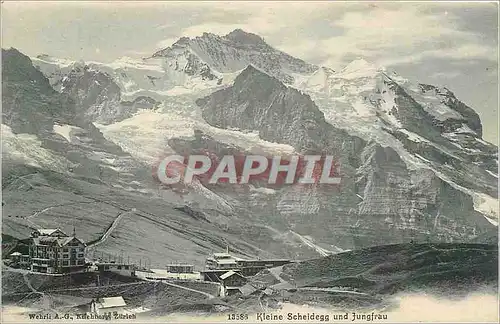 Cartes postales Kleine Scheidegg und Fungfrau