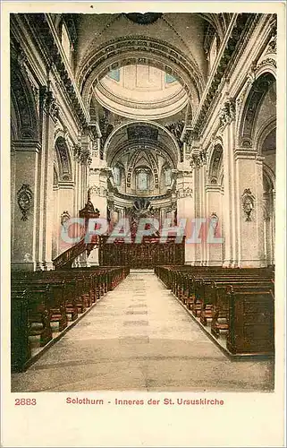 Cartes postales SOLOTHURN-Inneras der St ususkirche