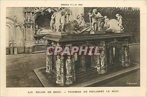 Cartes postales EGLISE DE BROU-TOMBEAUA DE PHLIBERT LE BEAU