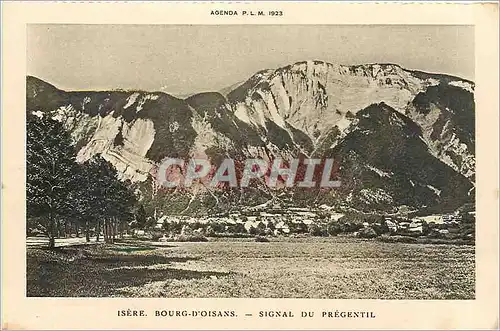 Cartes postales ISERE-BOURG D'OISANS-SIGNAL DU PREGENTIL