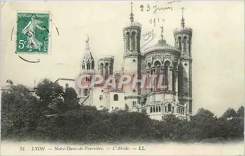 Cartes postales LYON-Notre Dame de Fourviere-L'Abside