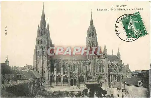 Ansichtskarte AK BAYEUX-Ensemble de la Cathedrale  vue de l'Eveche