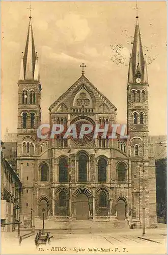 Ansichtskarte AK REIMS-Eglise Saint Remi