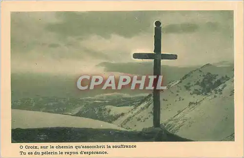Ansichtskarte AK Chatillon en ois (Drome-Coucher de soleil au Col de Minuit (1500m)