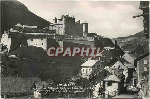Cartes postales moderne LES ALPES-Vallee du Queyras-Chateau Queyras (1387m)-Le Fort-Vue Generale