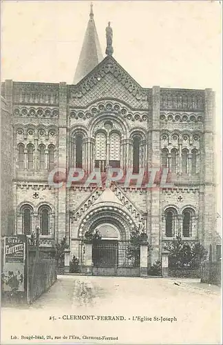 Ansichtskarte AK CLERMONT FERRAND-L'EGLISE ST JOSEPH