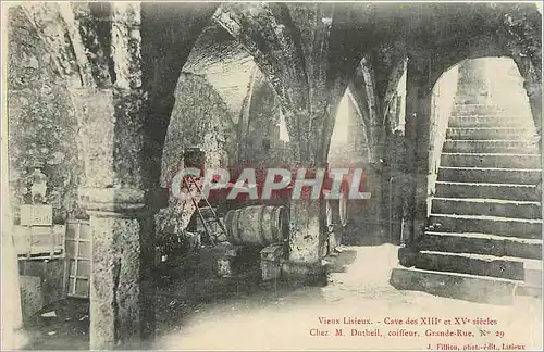 Cartes postales VIEUX LISIEUX-Cve XIIE ET Xve s-Chez M Dutheil  ciffeur  Grande Rue N 29