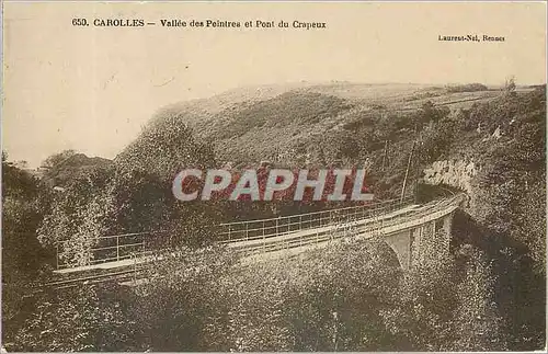 Ansichtskarte AK CAROLLES-Vallee des Peintres et pont du Crapaux