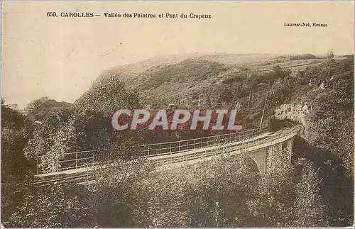 Cartes postales CAROLLES-Vallee des Peintres et pont du Crapaux