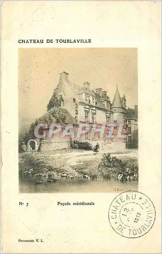Cartes postales chateau de tourlaville
