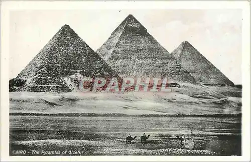 Ansichtskarte AK CAIRO-The pyramide of Gizeh