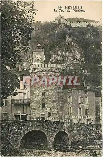 Ansichtskarte AK MEYRUEIS-La Tour de l'horloge