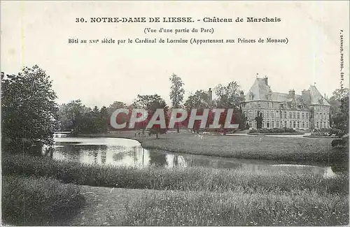 Cartes postales NOTRE DAME DE LIESSE-Chateau e Marchais