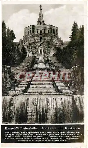 Cartes postales moderne Kassel-Wilhemshohe-Herkules mit Kaskaden