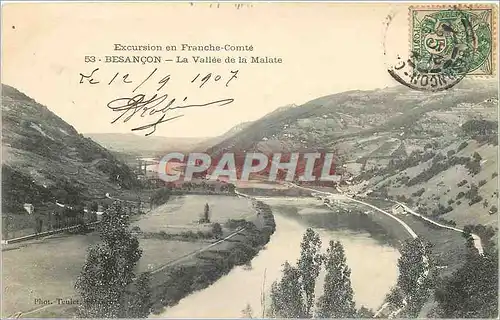 Cartes postales BENSANCON-La Vallee de la Malate