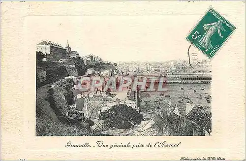 Cartes postales GRANVILLE-Vue generale prise de l'Arsenal