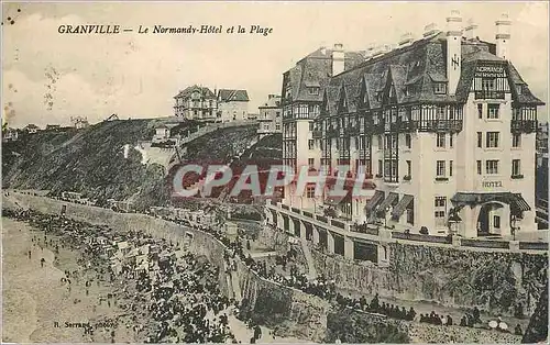 Cartes postales GRANVILLE-Normandy-Hotel et La Plage