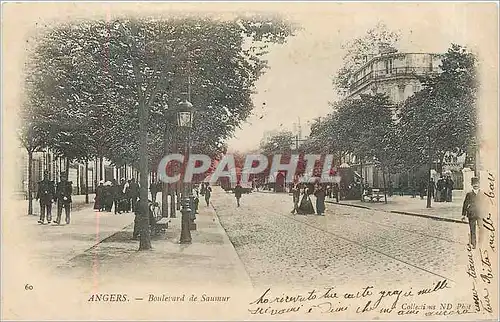 Ansichtskarte AK ANGERS-Boulevard de Saumur Tramway