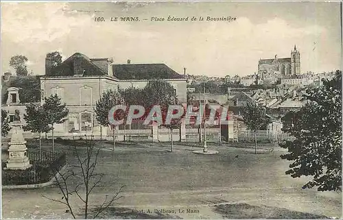 Cartes postales LE MANS-Place Edouard de la Boussiniere