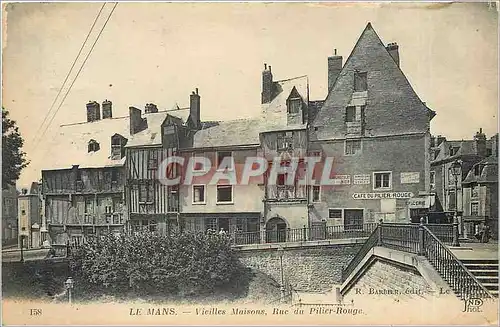 Cartes postales LE MANS-Vieilles Maisons  Rue du Piliers-Rouge